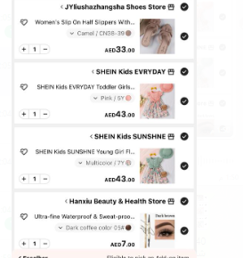 Shein New Order 7 Products